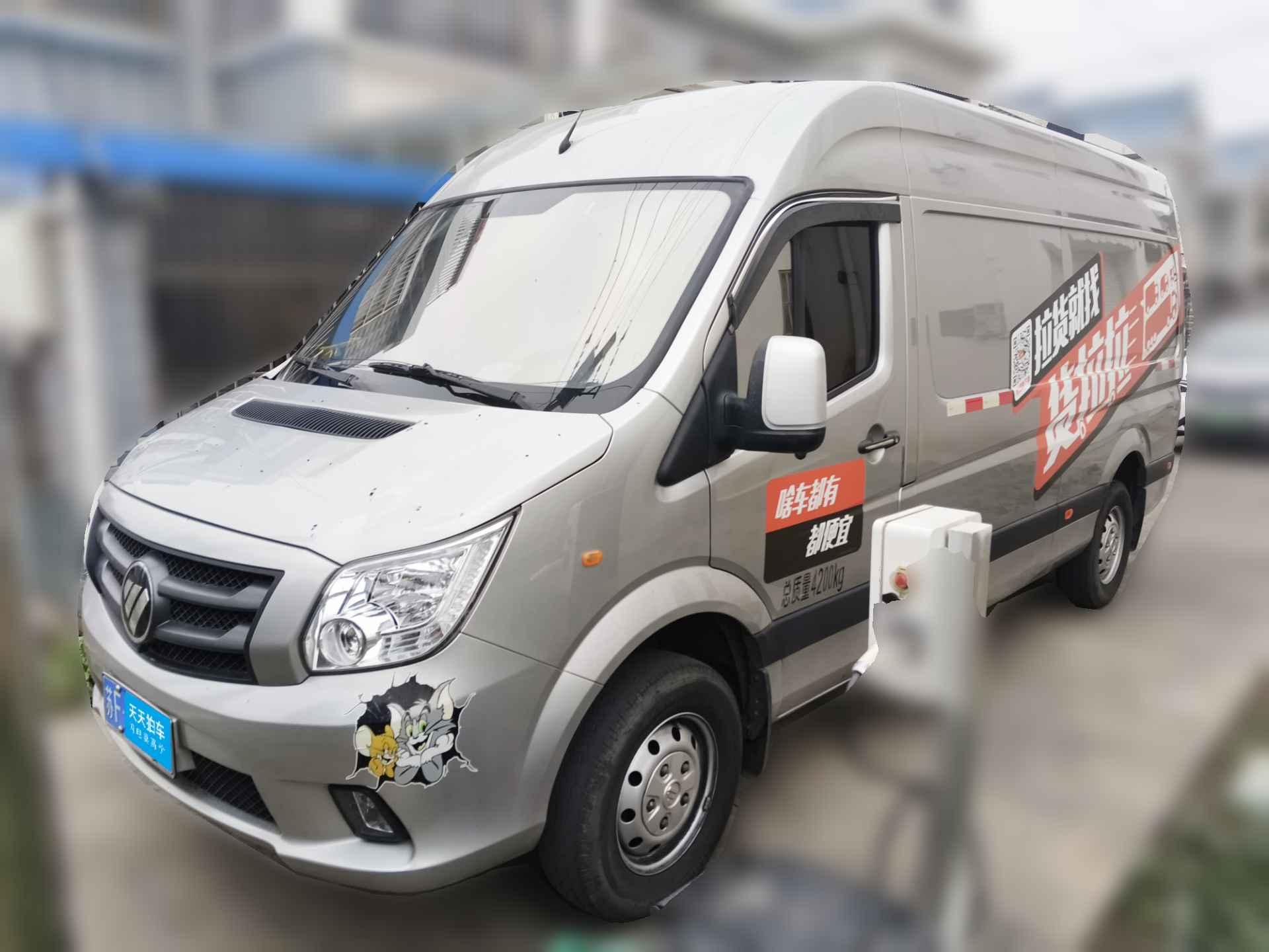 [南通·苏F] 福田图雅诺2023款 吉象厢货 2.0T手动 加长轴中顶 后单胎3座