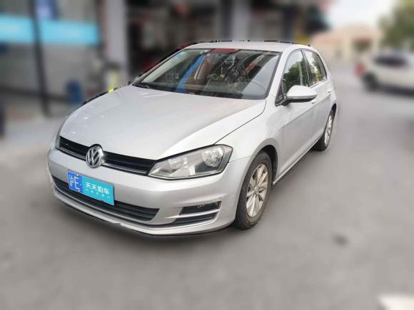 大众高尔夫2014款 1.6L 手动时尚型「上海二手车」「天天拍车」