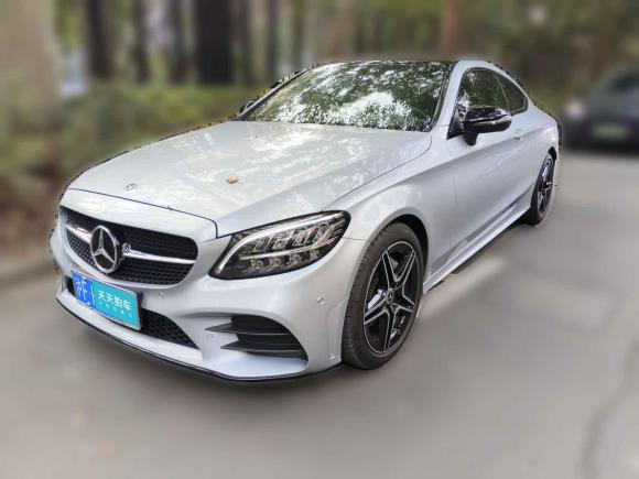 [上海·沪F] 二手奔驰奔驰C级2022款 改款 C 260 轿跑车