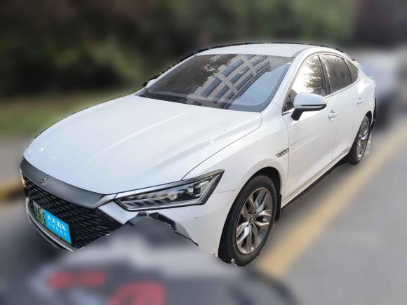 [上海·沪A] 二手比亚迪秦PLUS2021款 DM-i 55KM 尊贵型