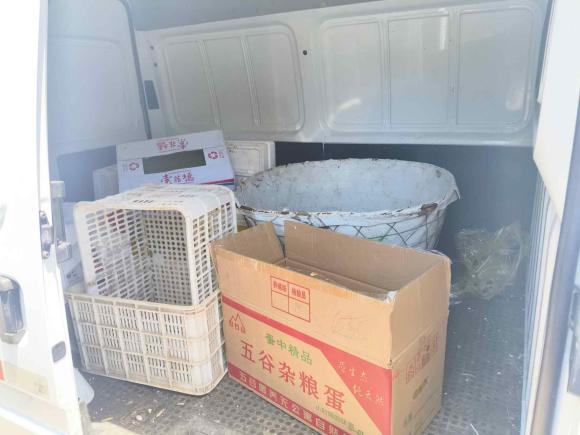 [湖州·浙E] 二手江铃特顺2021款 2.8T空间王普通款短轴中高顶3座柴油国VI JX493