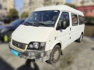 福特经典全顺2013款 2.8T柴油冰白物流车长轴中顶JX493ZLQ4「上海二手车」「天天拍车」