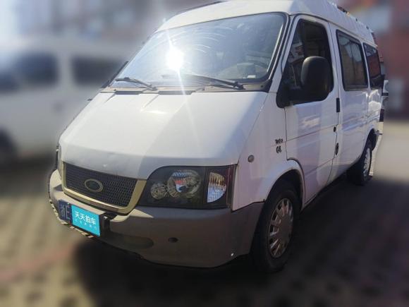 福特經典全順2016款 2.8T柴油短軸6座中頂多功能車JX493ZLQ4「湖州二手車」「天天拍車」