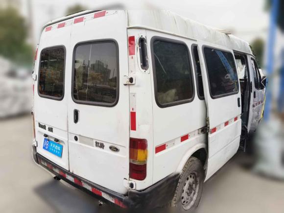 [上海·沪B] 二手福特经典全顺2013款 2.8T改款柴油冰白物流车长轴中顶JX493ZLQ4