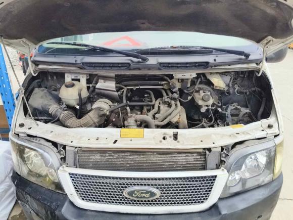 [上海·沪B] 二手福特经典全顺2013款 2.8T改款柴油冰白物流车长轴中顶JX493ZLQ4