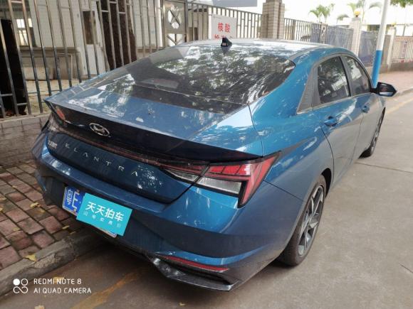 [佛山·粤E] 二手现代伊兰特2021款 1.5L CVT LUX尊贵版