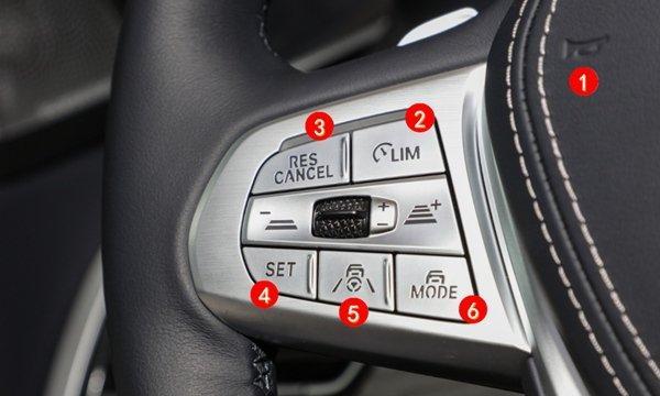 宝马x7定速巡航怎么用宝马x7自动巡航按键图解