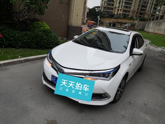 丰田卡罗拉2017款 改款双擎 1.8L E-CVT领先版「广州二手车」「天天拍车」