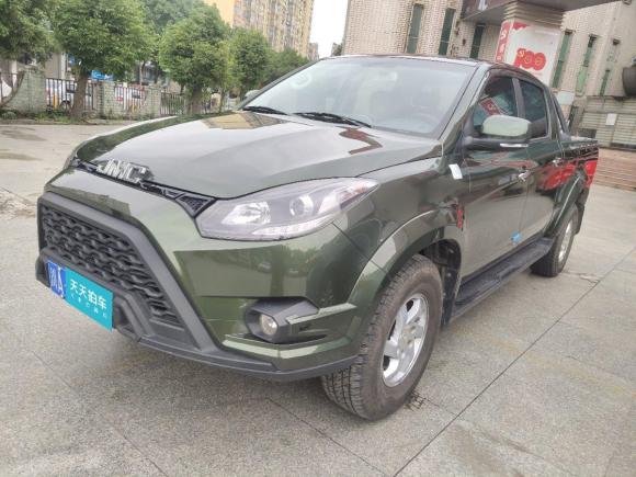 [成都·川A] 二手江铃域虎52018款 2.4T经典版柴油手动四驱豪华型长轴JX4D24A5L