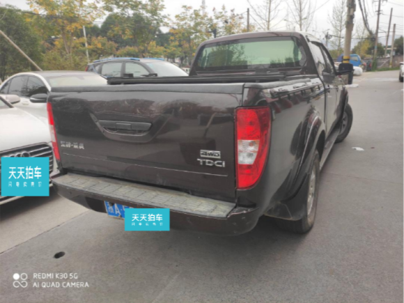 [杭州·浙A] 二手江铃域虎2017款 2.4T经典版柴油四驱豪华型长轴JX4D24A5L