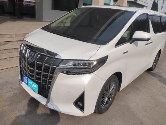 [青岛·鲁B] 二手丰田埃尔法2019款 双擎 2.5L 豪华版