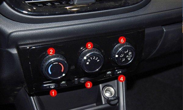 丰田威驰fs空调按钮图解威驰fs空调除雾和暖风开启方法