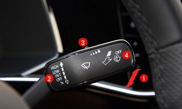 大众探岳x感应雨刷怎么用探岳x后雨刮怎么开启