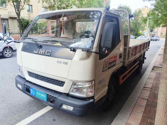 [青岛·鲁U] 二手江铃特顺2021款 2.8T空间王金牛款短轴中高顶3座柴油国VI JX493