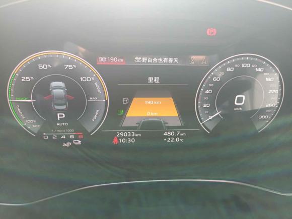 [深圳·粤B] 二手奥迪奥迪A6L新能源2022款 55 TFSI e quattro