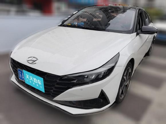 现代伊兰特2021款 1.5L CVT LUX尊贵版「南京二手车」「天天拍车」