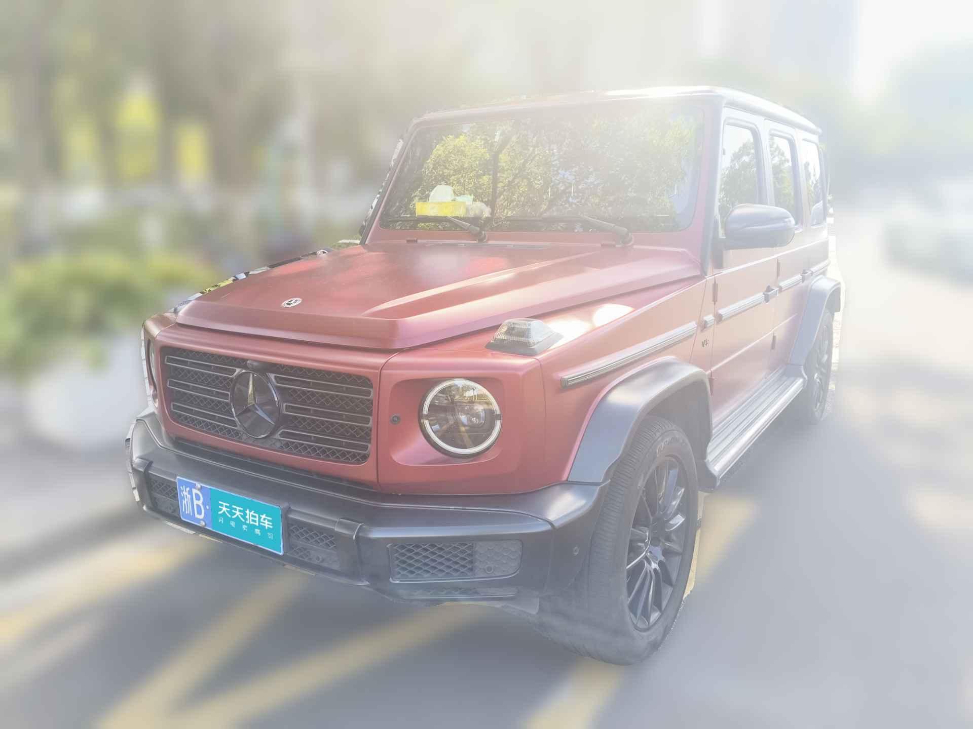 [宁波·浙B] 奔驰奔驰G级2021款 G 500 炽炎特别版