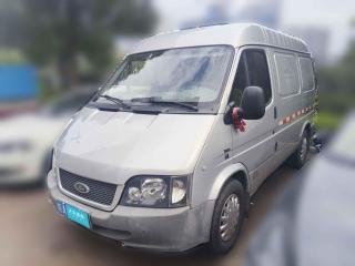 福特经典全顺2016款 2.8T柴油厢式运输车短轴3座中顶长车JX493ZLQ4「合肥二手车」「天天拍车」