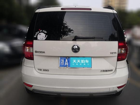 [杭州·浙A] 二手斯柯达Yeti2017款 TSI280 DSG前行版