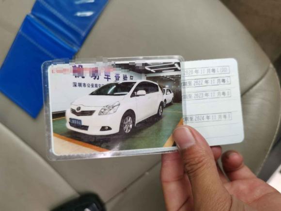 [深圳·粤B] 二手丰田逸致2011款 180G CVT豪华版