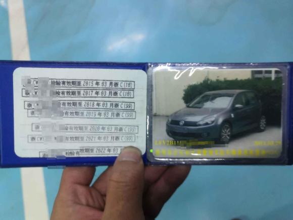 [温州·浙C] 二手大众高尔夫2011款 1.6 手动时尚型