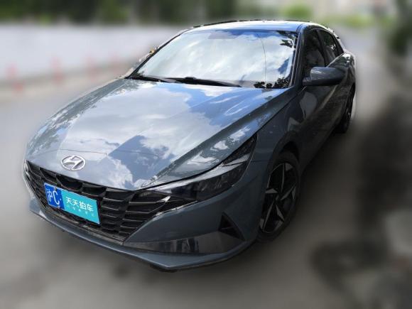现代伊兰特2021款 1.5L CVT GLX精英版「上海二手车」「天天拍车」