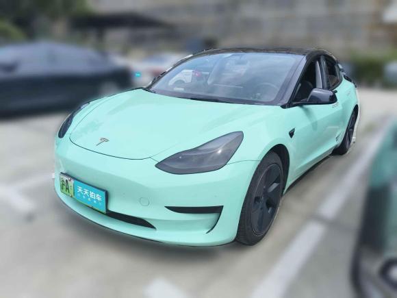 [上海·沪A] 二手特斯拉Model 32021款 标准续航后驱升级版 3D6