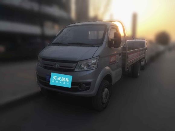 [西安·陕U] 二手长安跨越跨越王X52021款 2.0L汽油CNG舒适版单排双后轮栏板3600mm货箱LJ481QS6