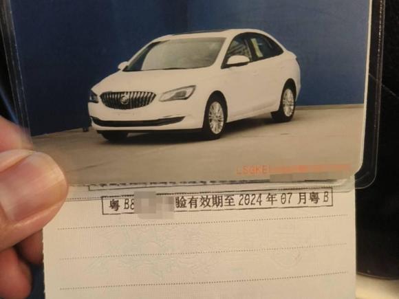 [深圳·粤B] 二手别克英朗2016款 15N 自动豪华型