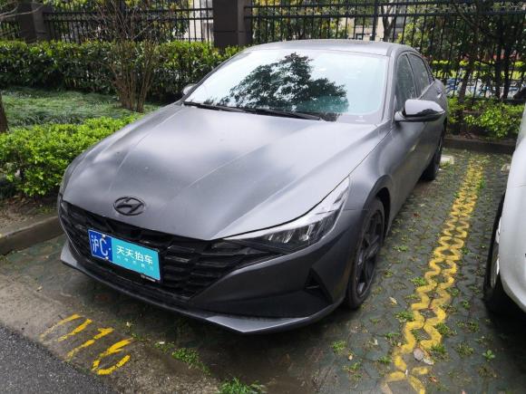 现代伊兰特2022款 1.5L CVT 20周年纪念款「上海二手车」「天天拍车」