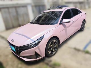 现代伊兰特2021款 1.5L CVT LUX尊贵版「青岛二手车」「天天拍车」