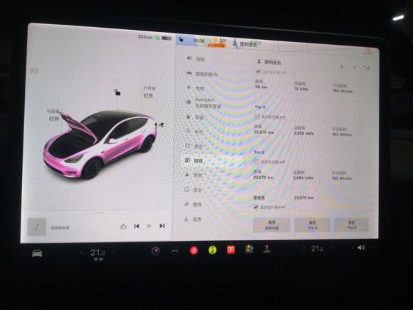 [上海·沪A] 二手特斯拉Model Y2021款 标准续航后驱版