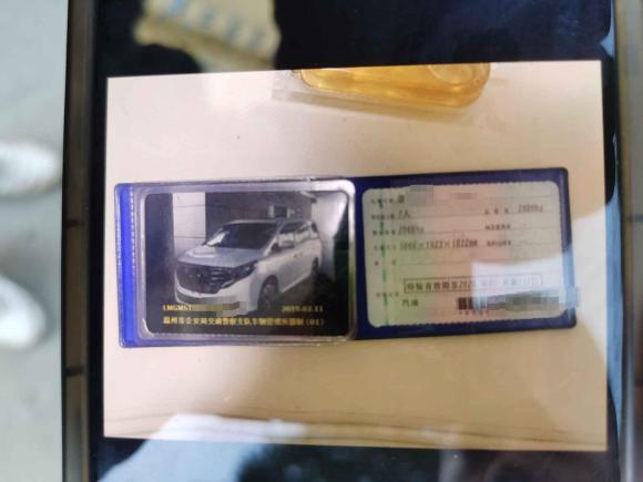 [温州·浙C] 二手广汽传祺传祺M82018款 320T 旗舰版