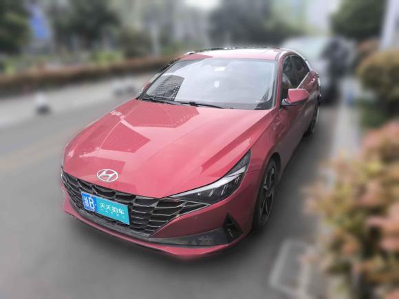 现代伊兰特2021款 1.5L CVT LUX尊贵版「宁波二手车」「天天拍车」