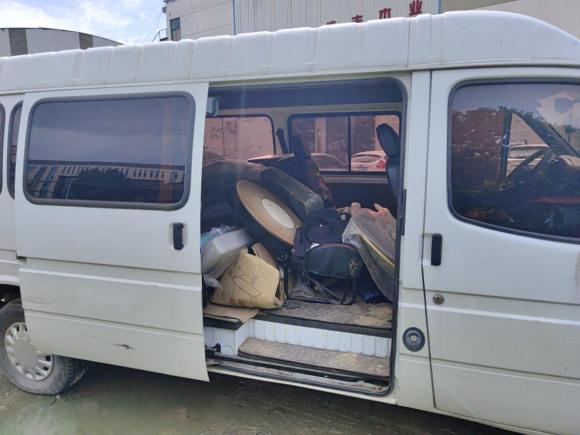 [湖州·皖P] 二手江铃特顺2017款 2.8T商运型长轴中顶6/7/8座JX493