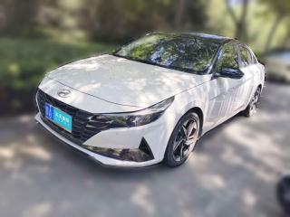 现代伊兰特2021款 1.5L CVT LUX尊贵版「济南二手车」「天天拍车」