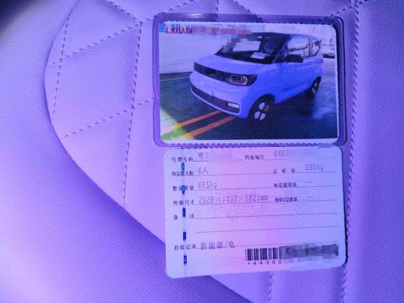 [深圳·粤B] 二手五菱汽车宏光MINIEV2022款 马卡龙缤纷款 三元锂