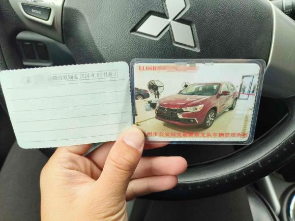 [温州·浙C] 二手三菱劲炫ASX2016款 1.6L 手动两驱先锋版