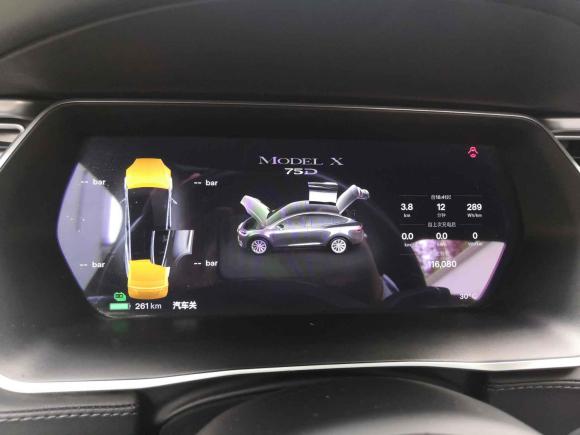 [上海·沪A] 二手特斯拉Model X2016款 Model X 75D