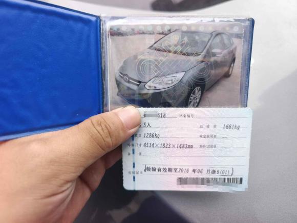 [宁波·浙B] 二手福特福克斯2012款 三厢 1.6L 手动舒适型