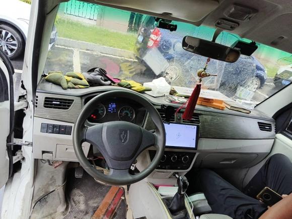 [合肥·苏U] 二手金杯新海狮X30L2021款 1.5L财富无空调版客车国VI SWC15M