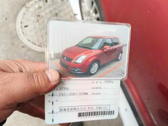 [宁波·浙B] 二手铃木雨燕2011款 1.5L 自动运动影音版