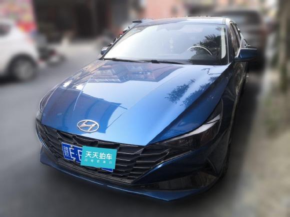 现代伊兰特2021款 1.5L CVT LUX尊贵版「杭州二手车」「天天拍车」