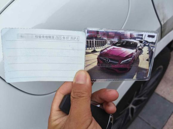 [上海·皖K] 二手奔驰奔驰CLA2017款 改款 CLA 200 时尚型