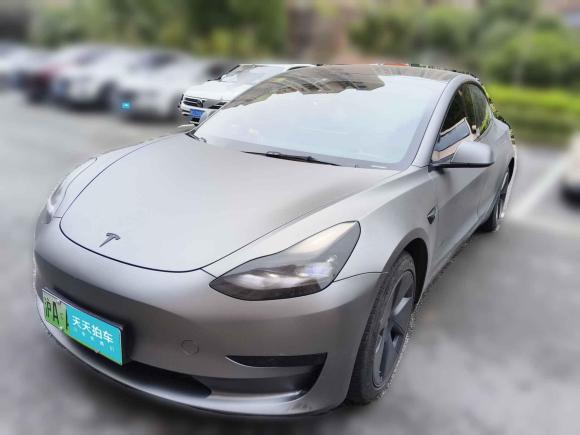 特斯拉Model 32021款 改款 标准续航后驱升级版 3D1「上海二手车」「天天拍车」