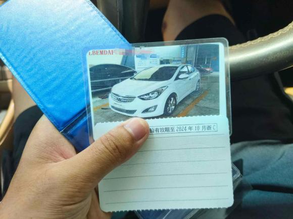 [温州·浙C] 二手现代朗动2012款 1.6L 自动尊贵型